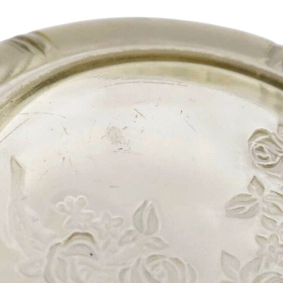 Vintage Federal Glass Amber Sharon Cabbage Rose Serving Bowls Set Of 2 - Picture 6 of 6